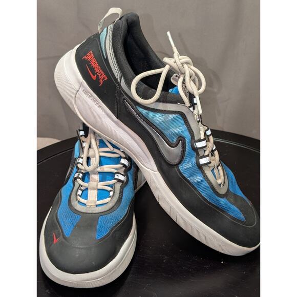 Nike Samborghini x Nyjah Free 2 Premium SB Light Mens Shoes Size 9.5 Blue main image 4